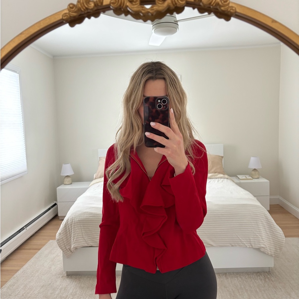 Valentino ruffle jacket